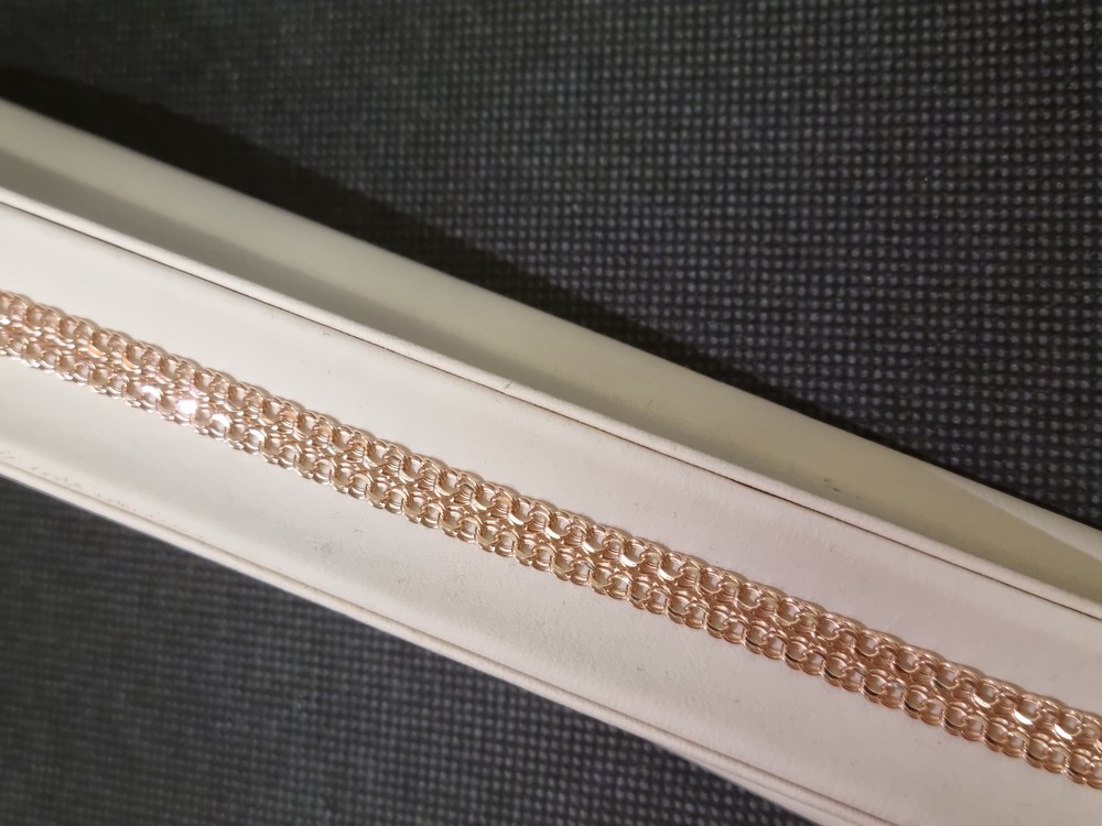 ЦЕПЬ ПУСТОТЕЛАЯ Бисмарк (Au 585)