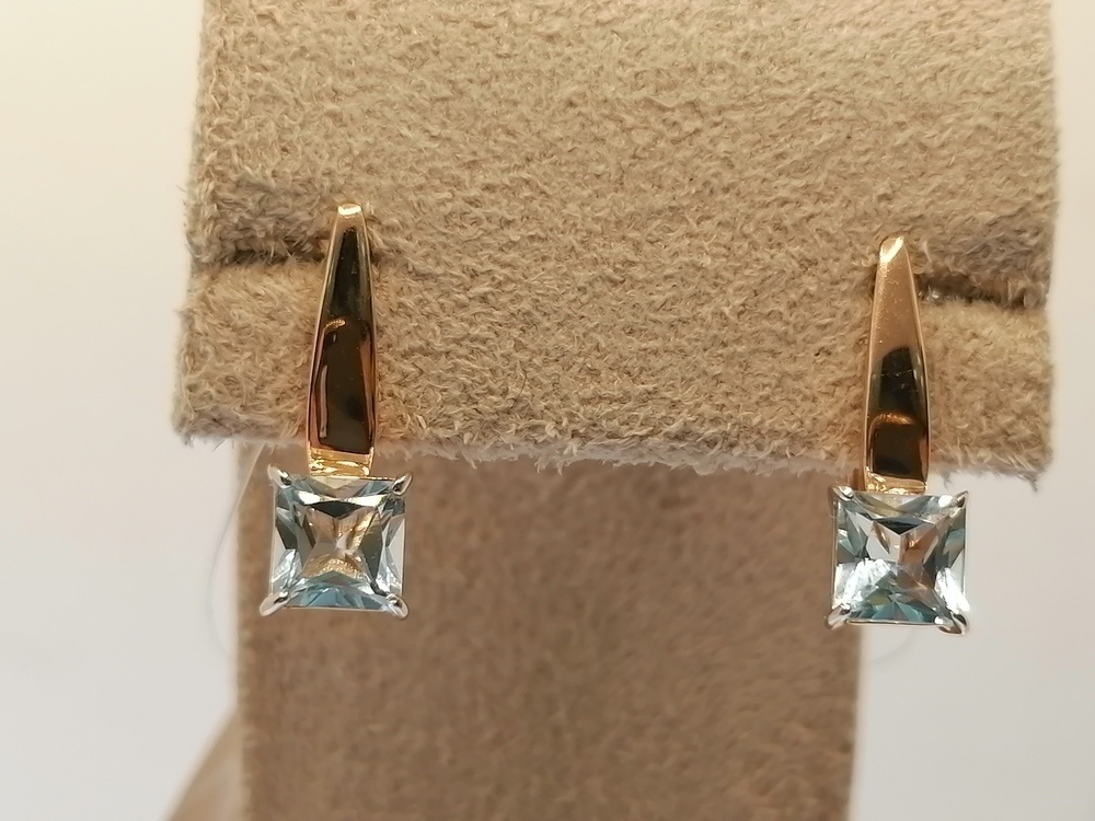 СЕРЬГИ ТОПАЗ (Au 585)