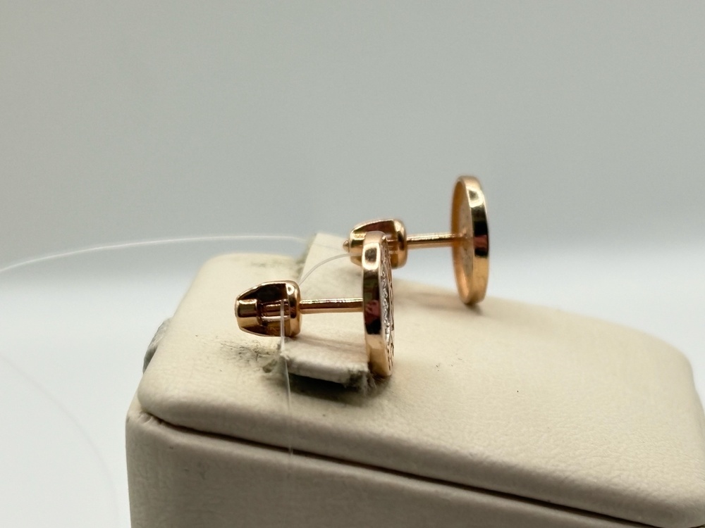 СЕРЬГИ ПУСЕТЫ с камнями (Au 585)