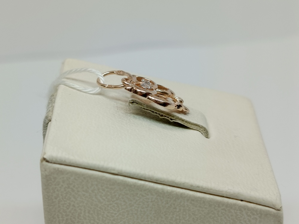 ПОДКМИ585 ПОДВЕСКА С КАМНЯМИ (Au 585)