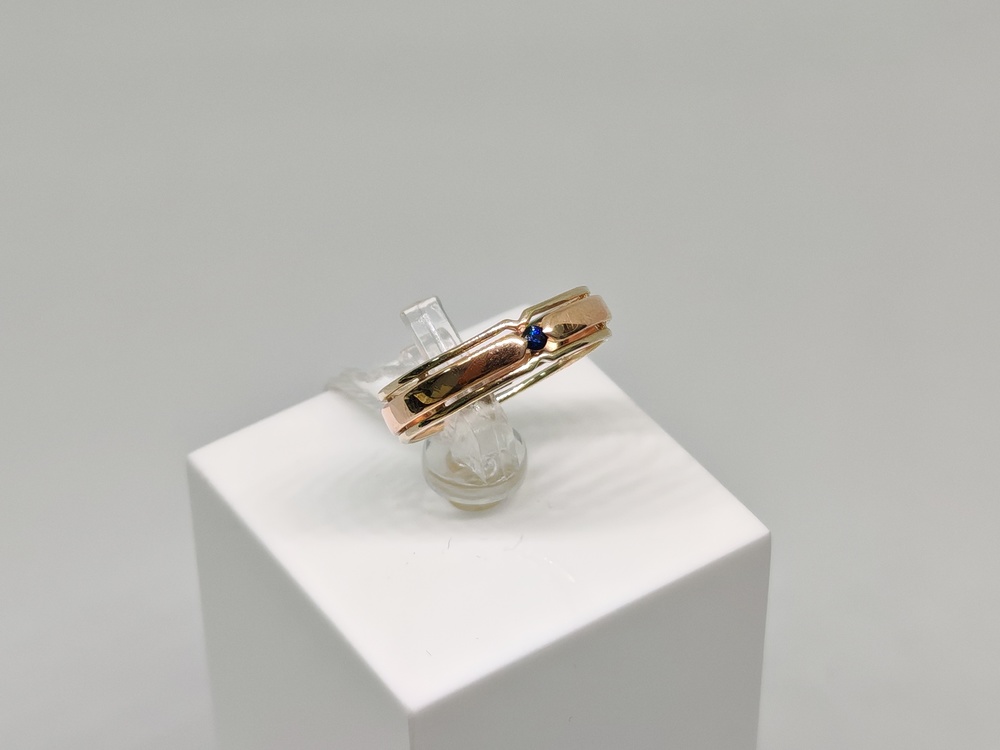 КОЛКМ585 КОЛЬЦО С КАМНЕМ (Au 585)