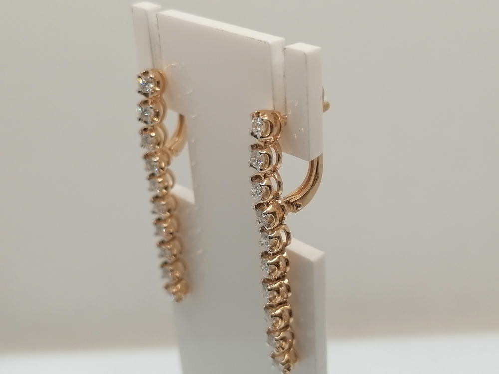 СЕРЬГИ БРИЛЛИАНТ (Au 585)