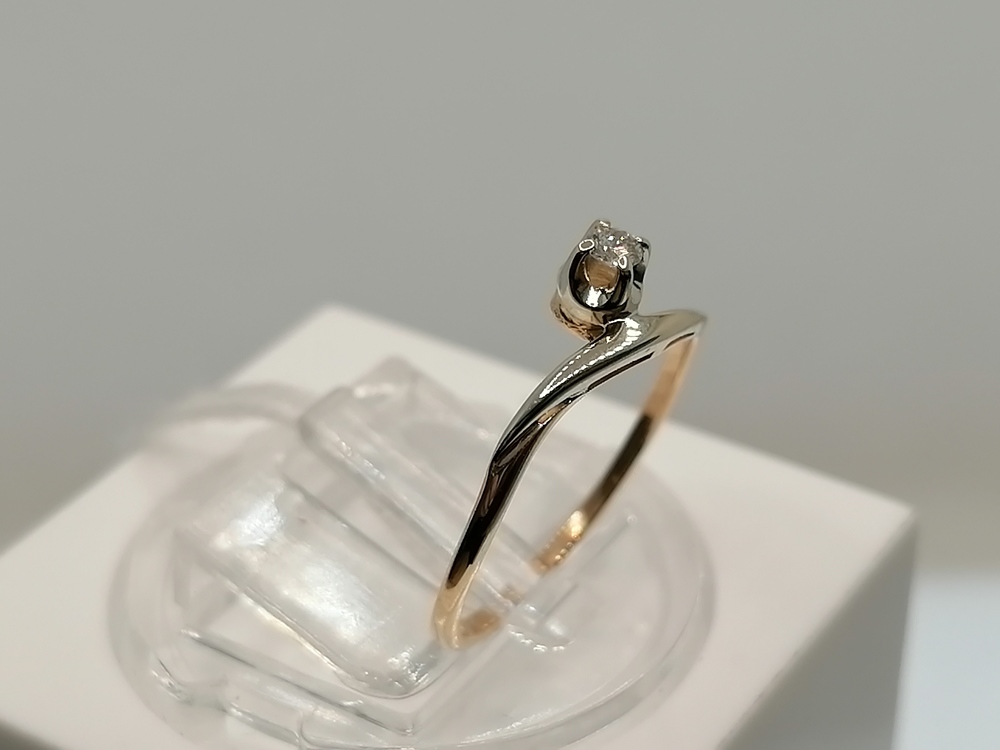 КОЛЬЦО БРИЛЛИАНТ Au 585