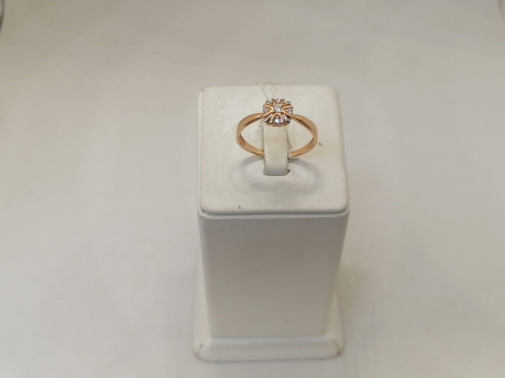 КОЛКМИ585 КОЛЬЦО С КАМНЯМИ (Au 585)