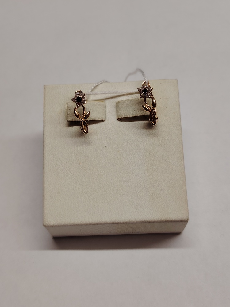 СЕРЬГИ С КАМНЯМИ (Au 585)