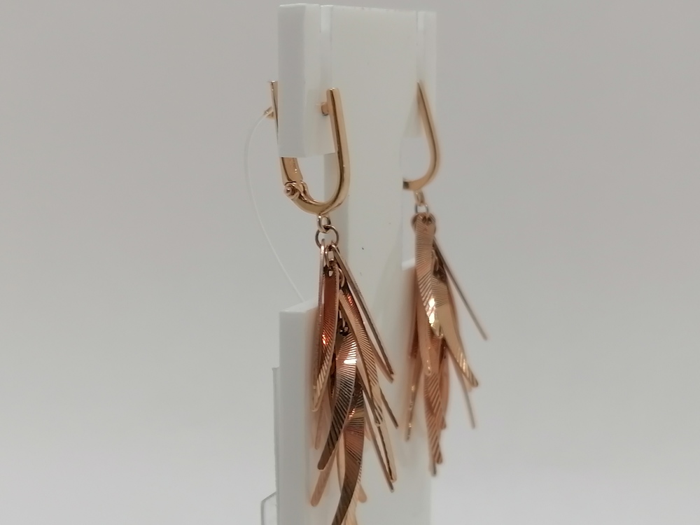 СЕРЬГИ БЕЗ КАМНЯ (Au 585)