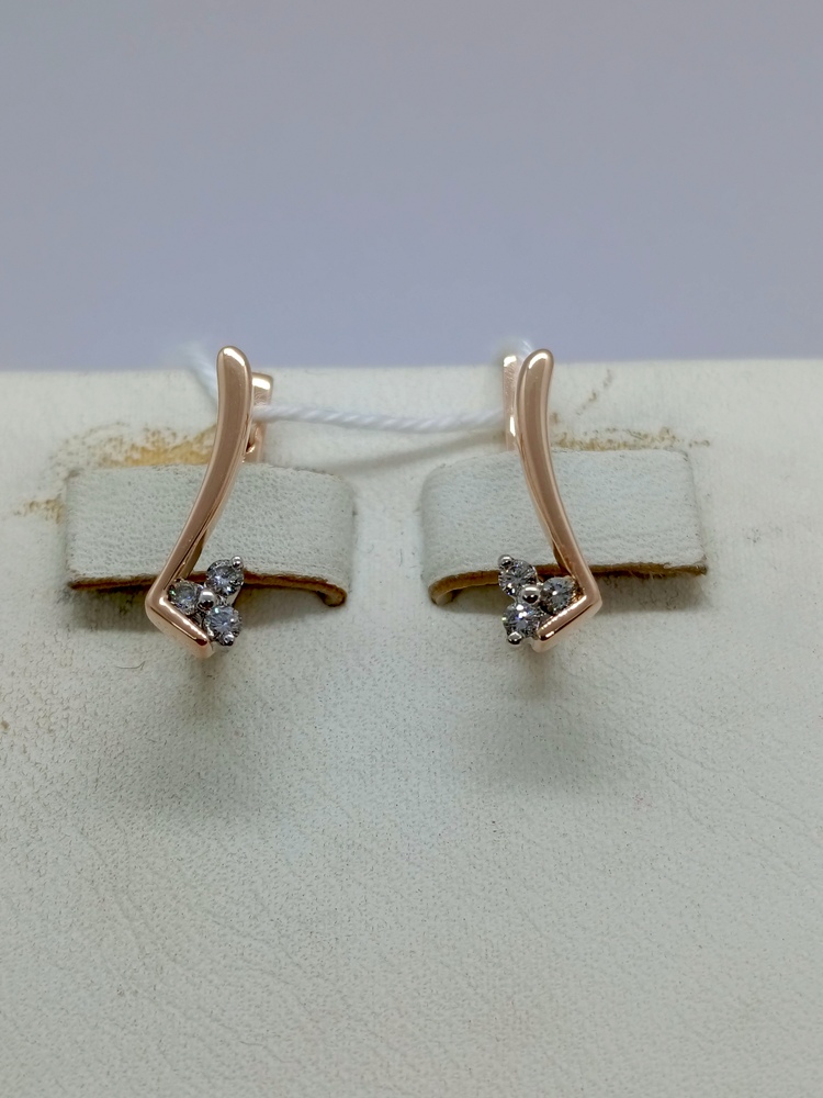 СЕРЬГИ БРИЛЛИАНТ (Au 585)