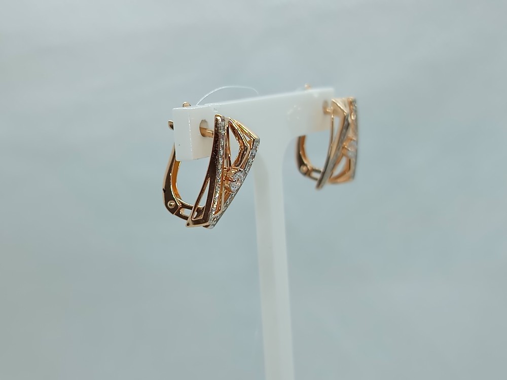 СЕРЬГИ С КАМНЯМИ (Au 585)