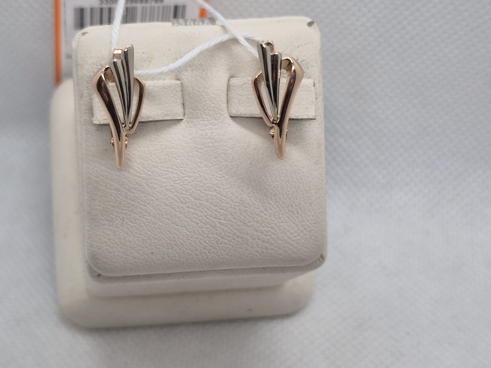 СЕРЬГИ БЕЗ КАМНЯ (Au 585)