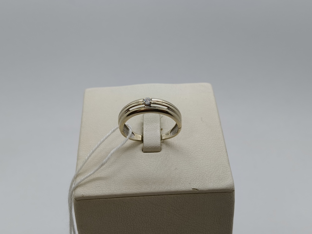 КОЛКМ585 КОЛЬЦО С КАМНЕМ (Au 585)