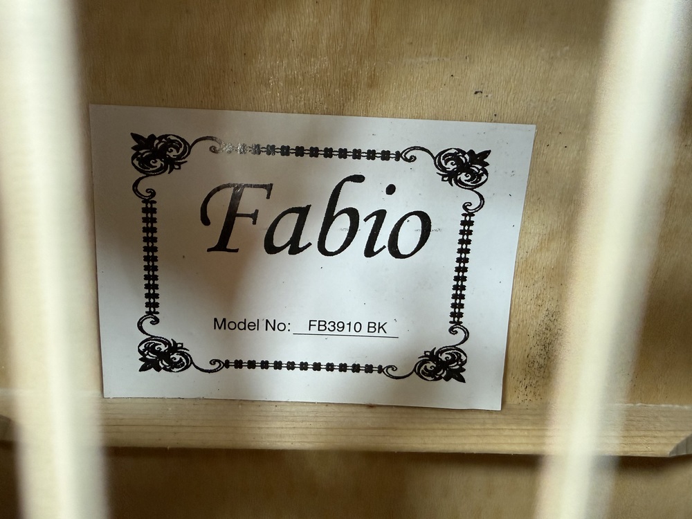 Гитара акустическая Fabio FB3910 BK