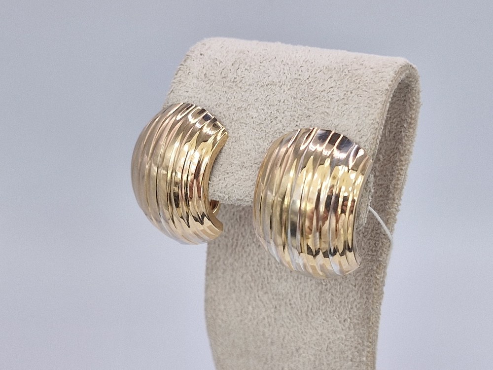 СБКМ585 СЕРЬГИ БЕЗ КАМНЯ (Au 585)