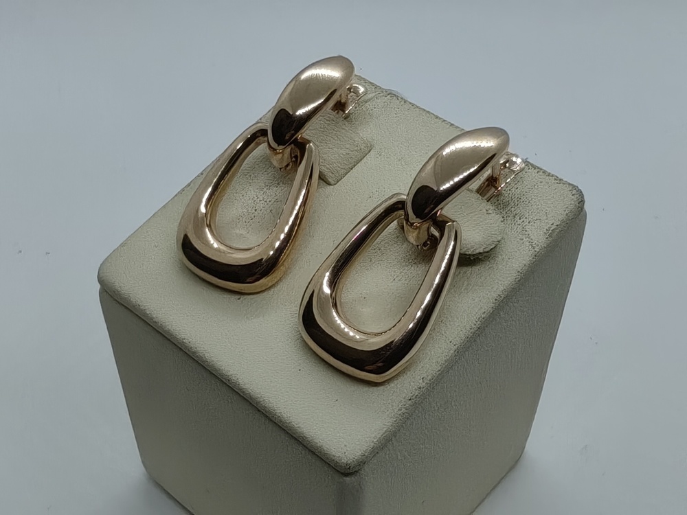 СЕРЬГИ БЕЗ КАМНЯ (Au 585)
