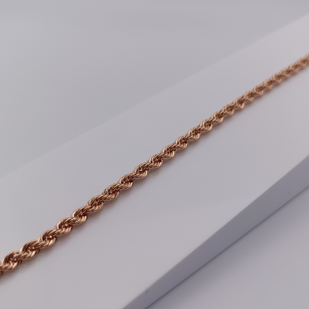 БРАСЛЕТ ПУСТОТЕЛЫЙ Веревка (Au 585)