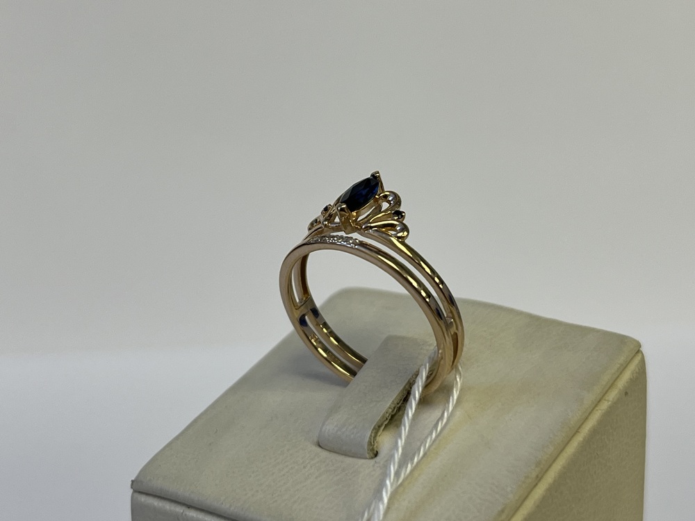 КОЛКМИ585 КОЛЬЦО С КАМНЯМИ (Au 585)