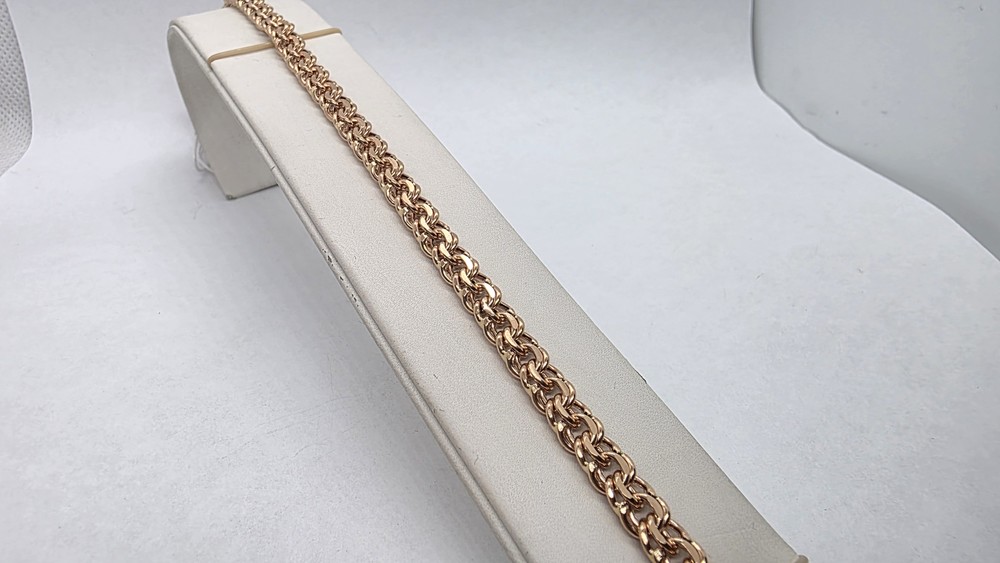 БРАСЛЕТ ПУСТОТЕЛЫЙ Бисмарк Au 585