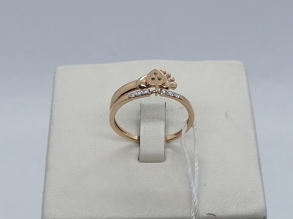 КОЛКМИ585 КОЛЬЦО С КАМНЯМИ (Au 585)