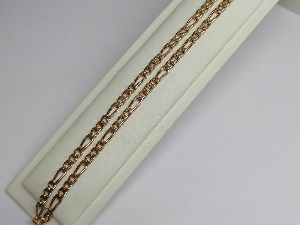 ЦЛФК585 ЦЕПЬ ПОЛНОВЕСНАЯ Фигаро(картье) (Au 585)