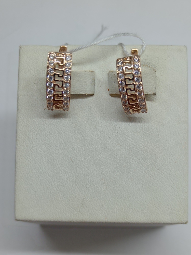 СЕРЬГИ С КАМНЯМИ (Au 585)