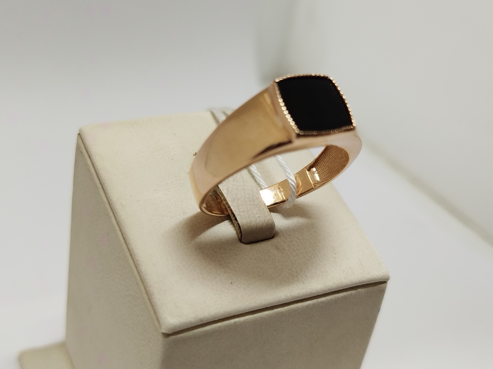 ПЕЧАТКА С КАМНЕМ (Au 585)