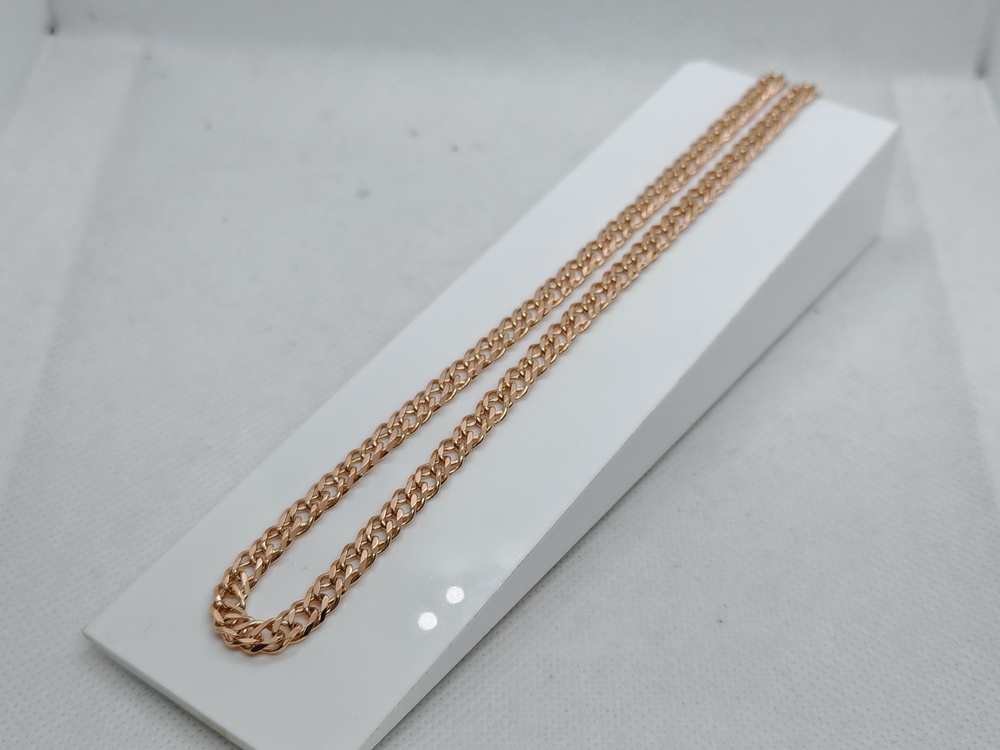 ЦЕПЬ ПОЛНОВЕСНАЯ Ромб двойной (Au 585)