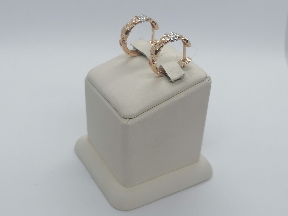 СЕРЬГИ С КАМНЯМИ (Au 585)