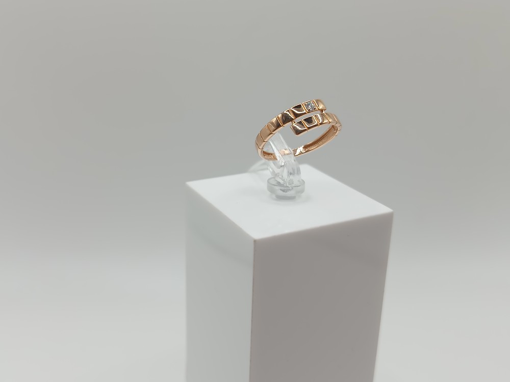 КОЛКМ585 КОЛЬЦО С КАМНЕМ (Au 585)