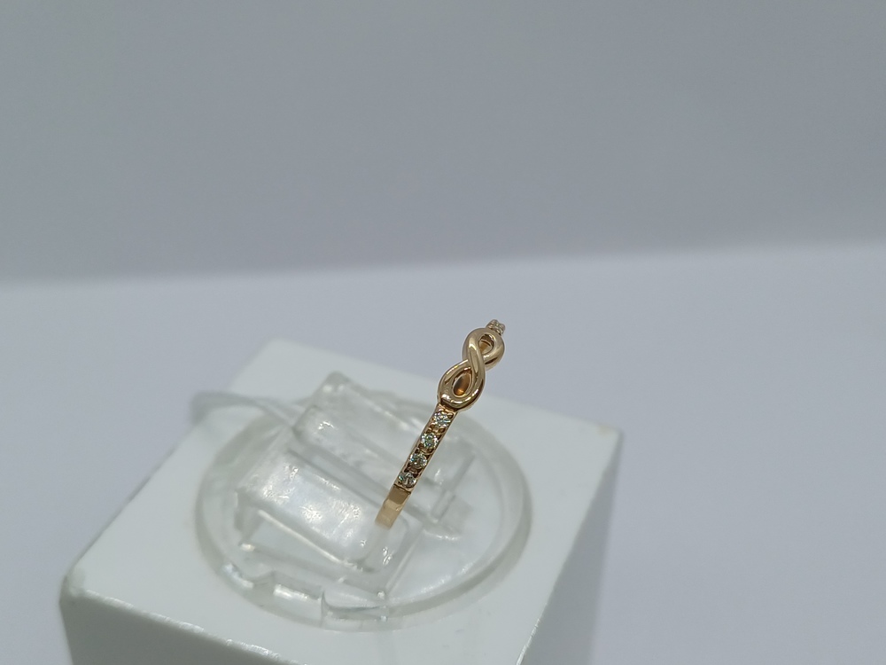 КОЛЬЦО С КАМНЯМИ (Au 585)