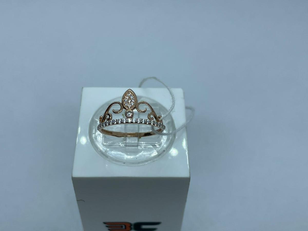 КОЛКМИ585 КОЛЬЦО С КАМНЯМИ (Au 585)