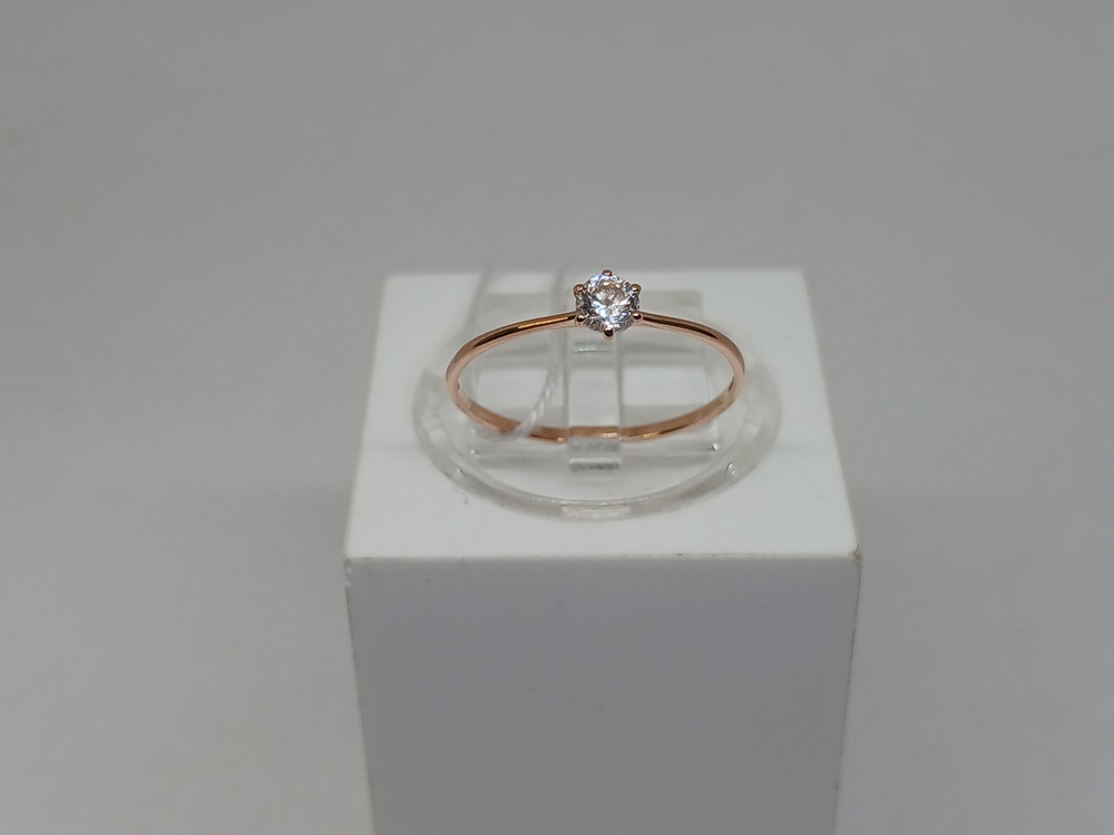 КОЛКМ585 КОЛЬЦО С КАМНЕМ (Au 585)