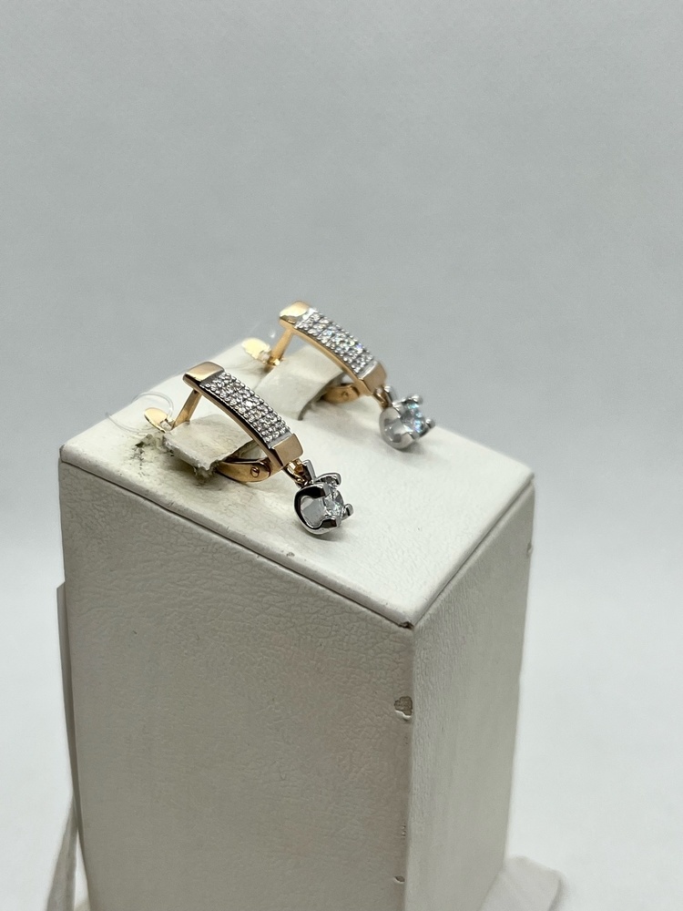 СЕРЬГИ С КАМНЯМИ (Au 585)