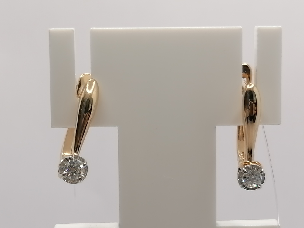 СЕРЬГИ БРИЛЛИАНТ (Au 585)