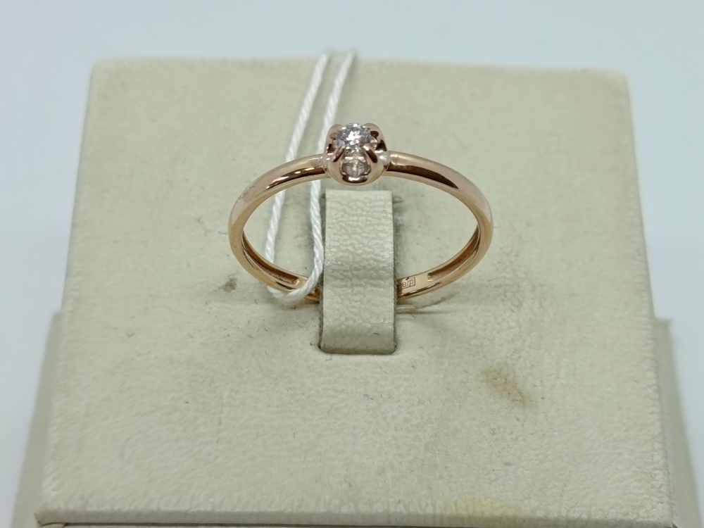 КОЛЬЦО БРИЛЛИАНТ Au 585