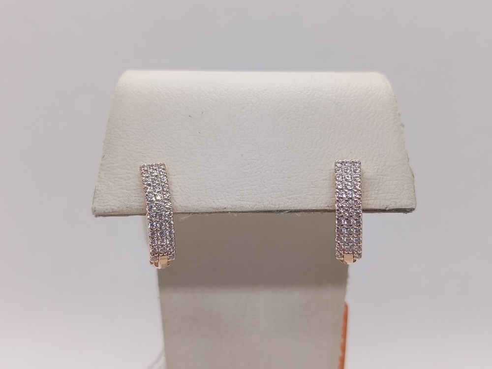 СКМИ585 СЕРЬГИ С КАМНЯМИ (Au 585)