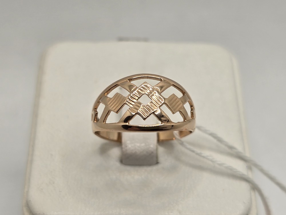 КОЛБКМ585 КОЛЬЦО БЕЗ КАМНЯ (Au 585)