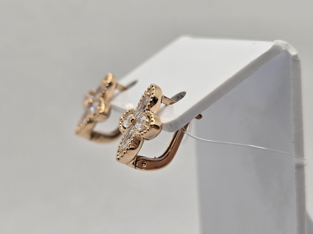 СЕРЬГИ С КАМНЯМИ (Au 585)