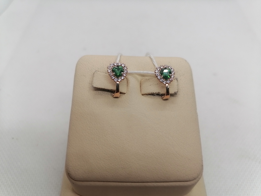 СЕРЬГИ С КАМНЯМИ (Au 585)