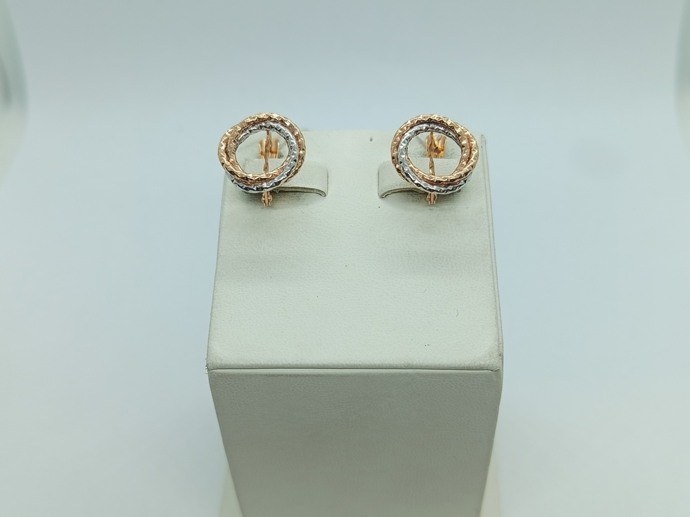 СЕРЬГИ БЕЗ КАМНЯ (Au 585)