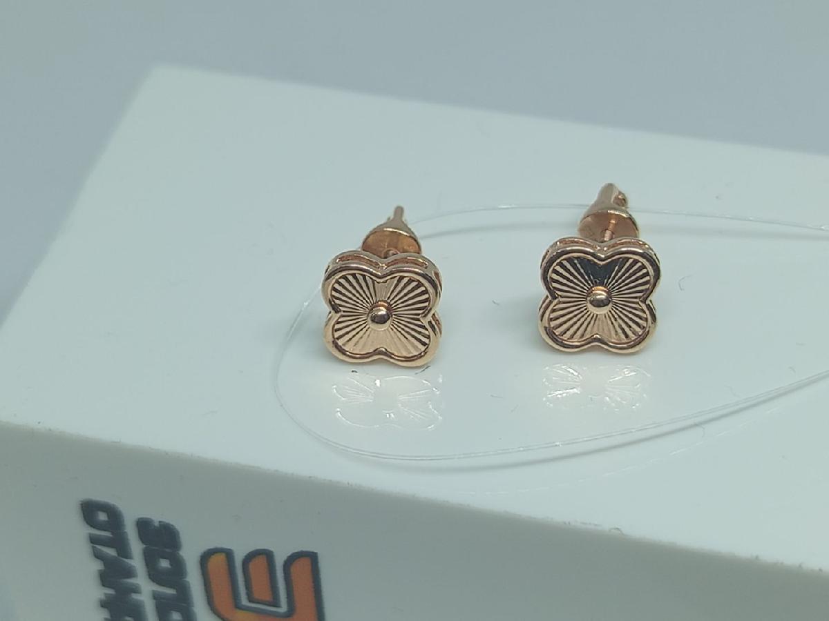 СЕРЬГИ ПУСЕТЫ без камня (Au 585)