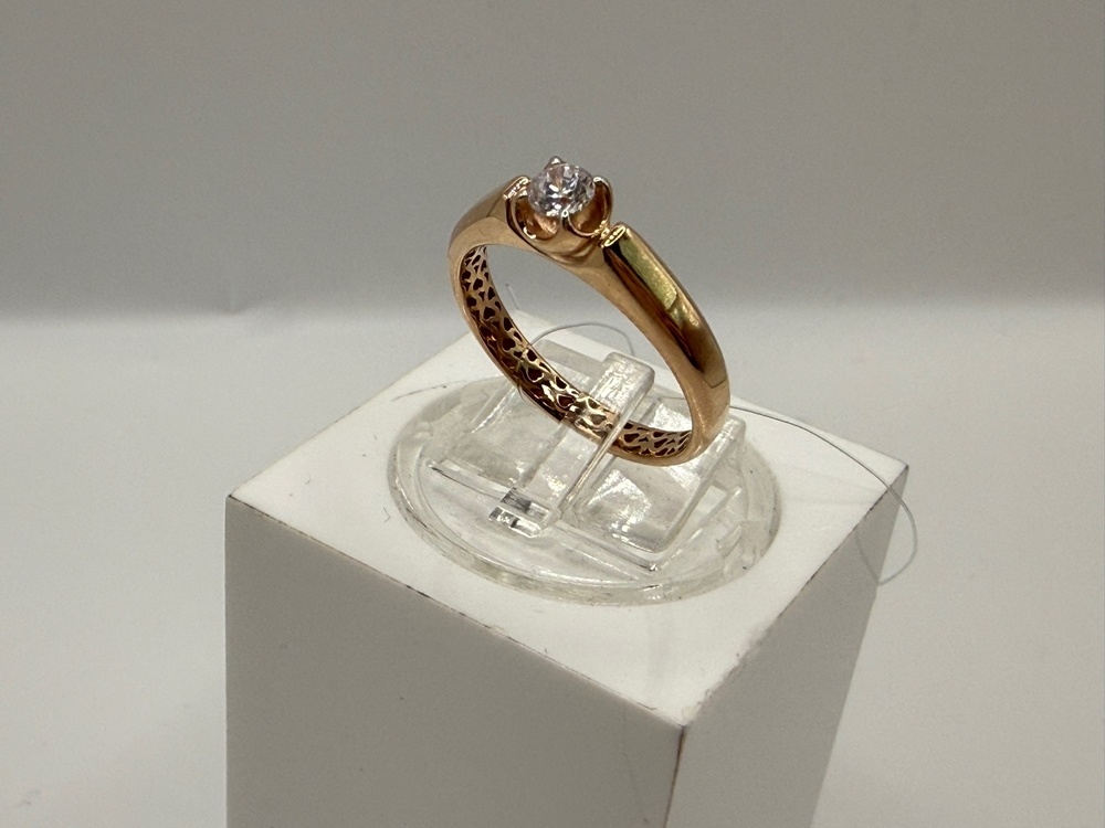 КОЛЬЦО С КАМНЕМ (Au 585)