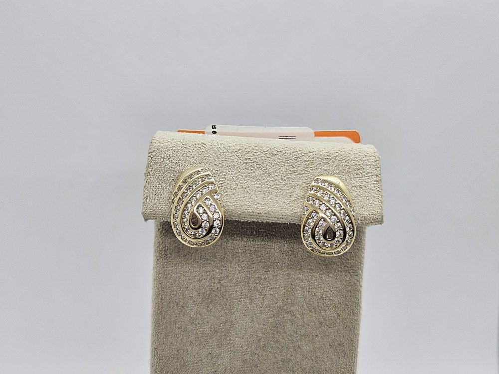 СКМИ585 СЕРЬГИ С КАМНЯМИ (Au 585)