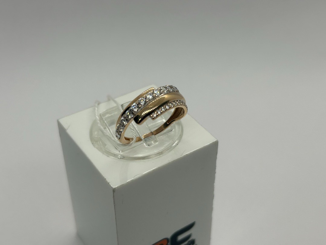 КОЛКМИ585 КОЛЬЦО С КАМНЯМИ (Au 585)