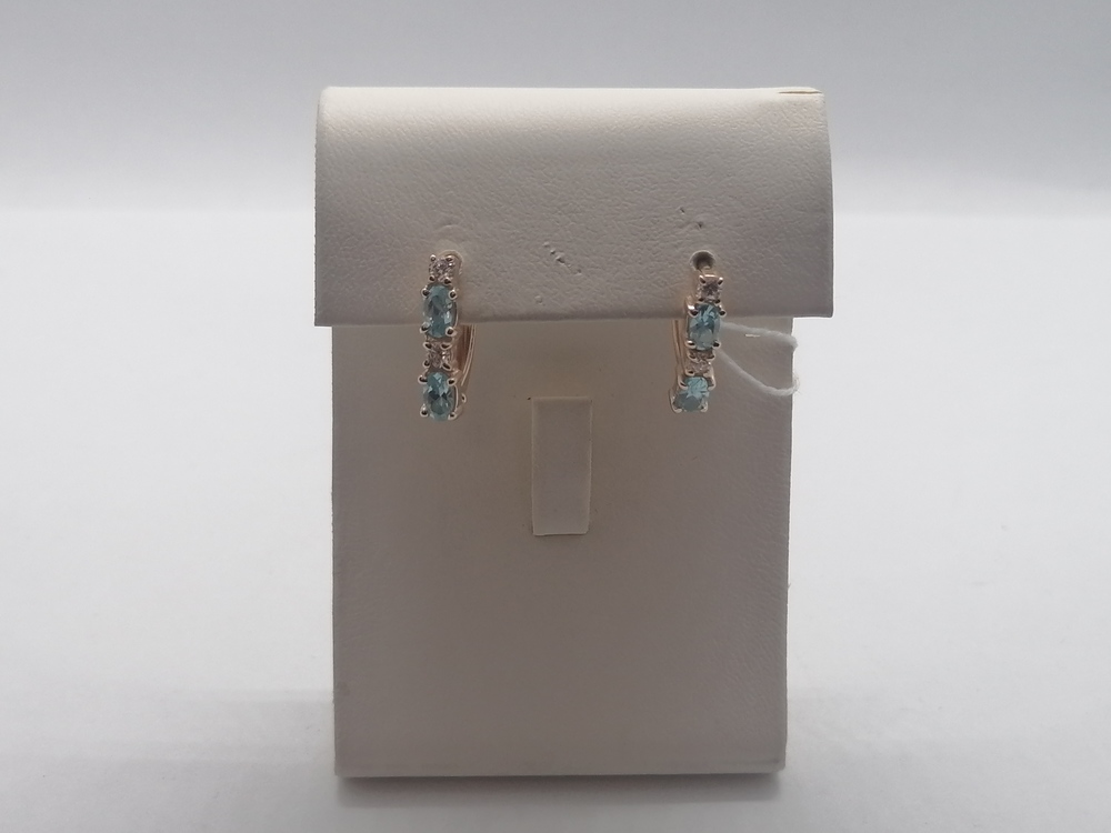 СЕРЬГИ С КАМНЯМИ (Au 585)