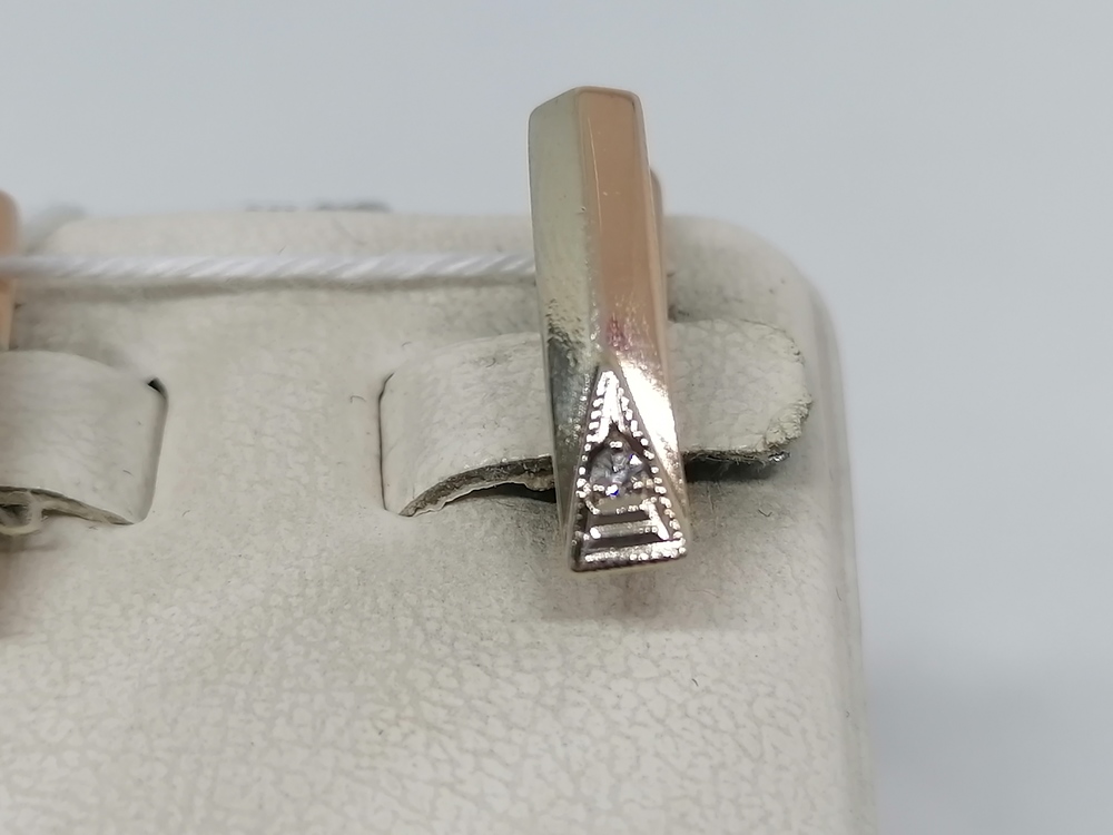 СЕРЬГИ С КАМНЕМ (Au 585)