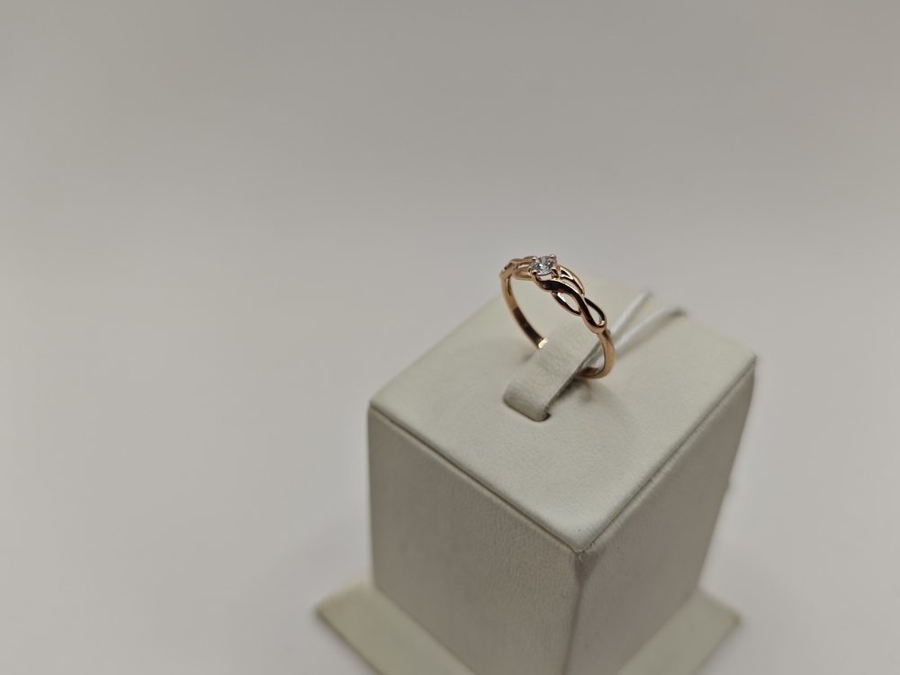 КОЛКМ585 КОЛЬЦО С КАМНЕМ (Au 585)