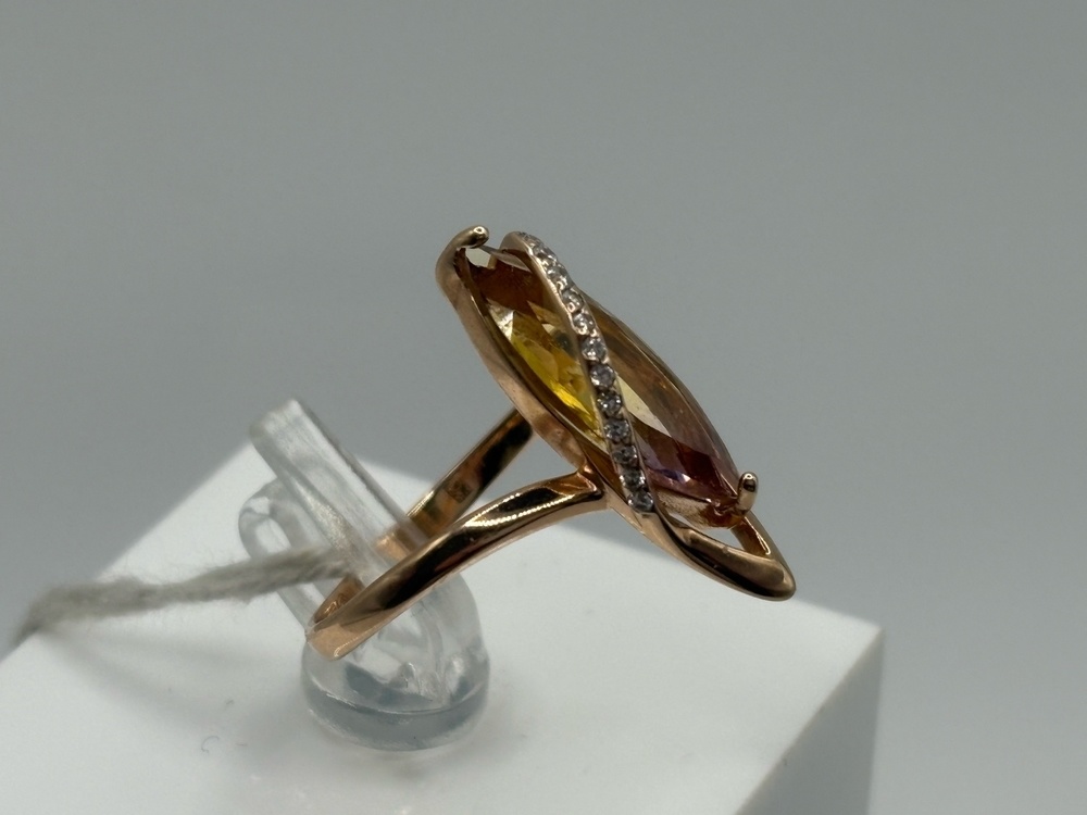 КОЛКМИ585 КОЛЬЦО С КАМНЯМИ (Au 585)