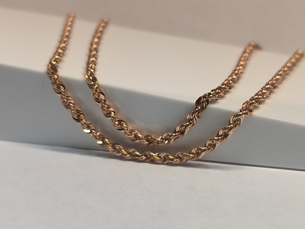 ЦПВР585 ЦЕПЬ ПУСТОТЕЛАЯ Веревка (Au 585)