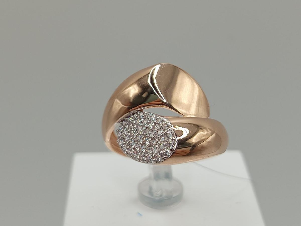 КОЛЬЦО С КАМНЯМИ (Au 585)