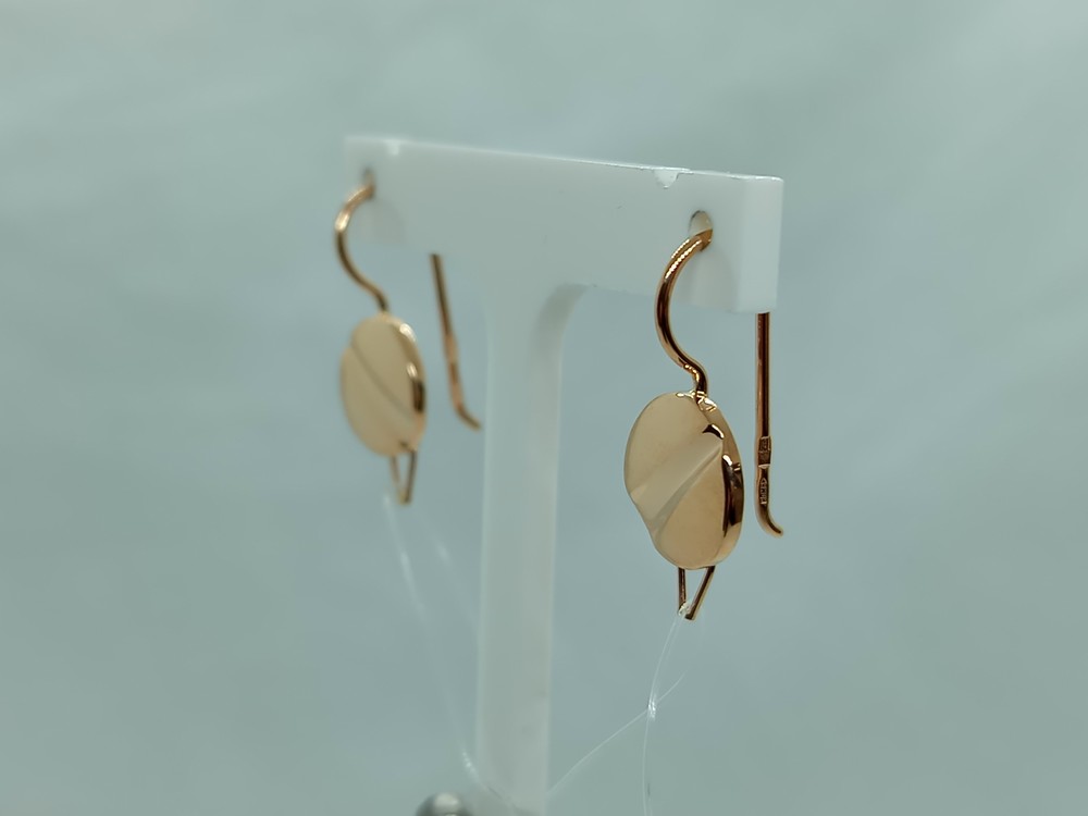 СЕРЬГИ ПЕТЕЛЬКА без камня (Au 585)