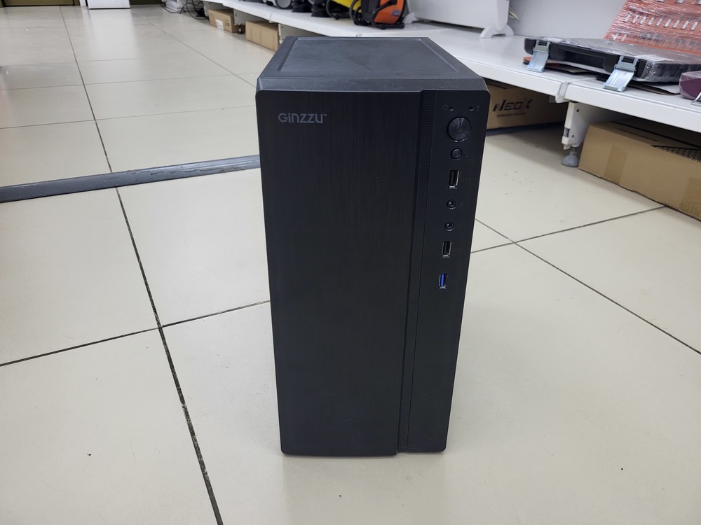 Системный блок Ginzzu; Core i3-10100, Intel UHD Graphics, 8 Гб, 128 Гб, Нет